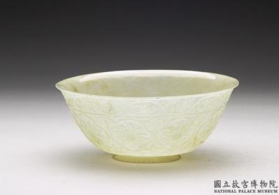 图片[2]-Jade round bowl with carving throughout, Ottoman Empire-China Archive